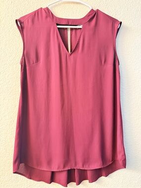DR2 Burgundy Sleeveless V-Neck Camisole